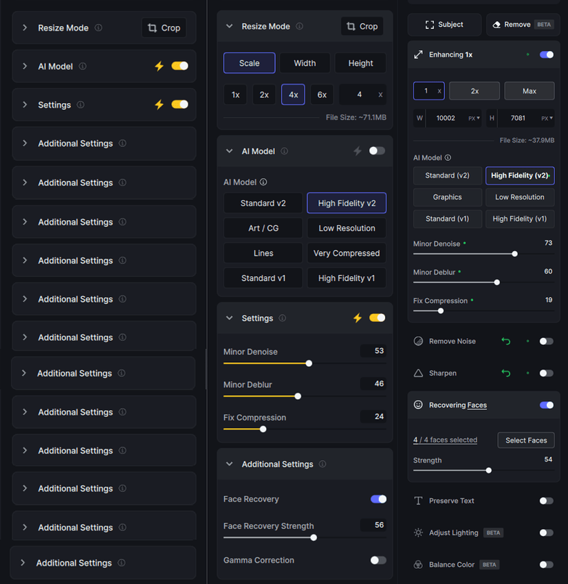 PAI  3 x Tool Panels - New Design