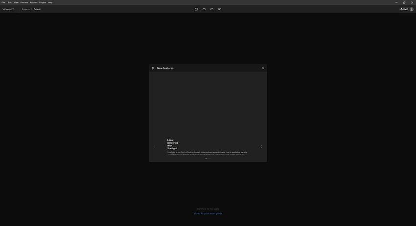 Cut off new features panle
