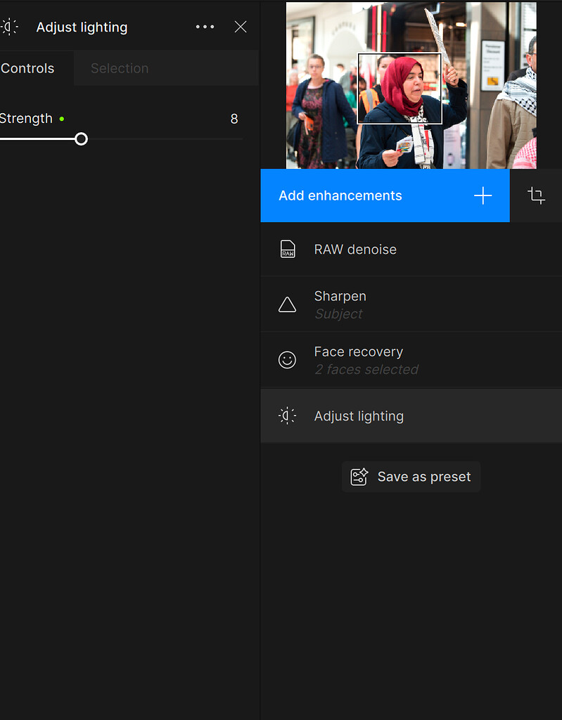 [PANNEL HIDING PICTURE] - Abitily to place Controls/Selection panel ...