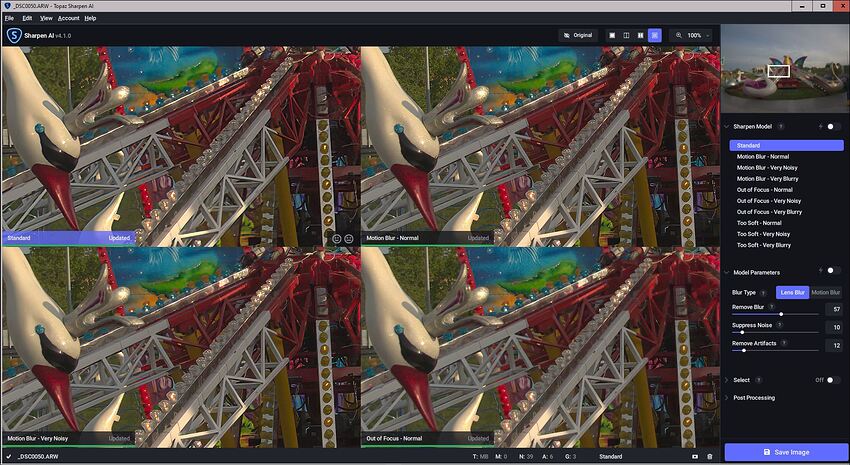 SonyARWtest-SAI410_Standalone-ComparisonView