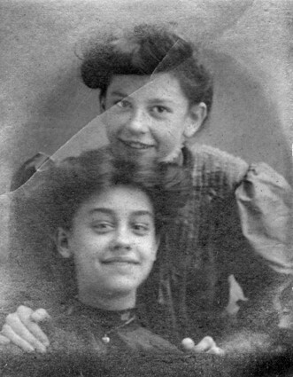 S. Mildred Small a (with cousin Sarah Buss?)