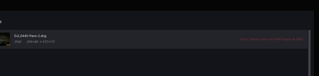 CANNOT save non raw as dng - Bugs and Issues - Topaz Community