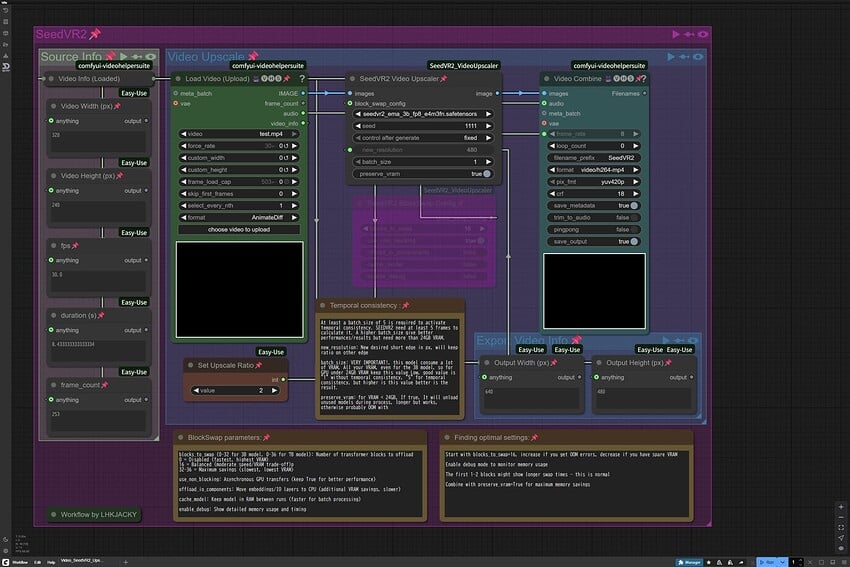 Video_SeedVR2_Upscale Workflow (LHKJACKY)