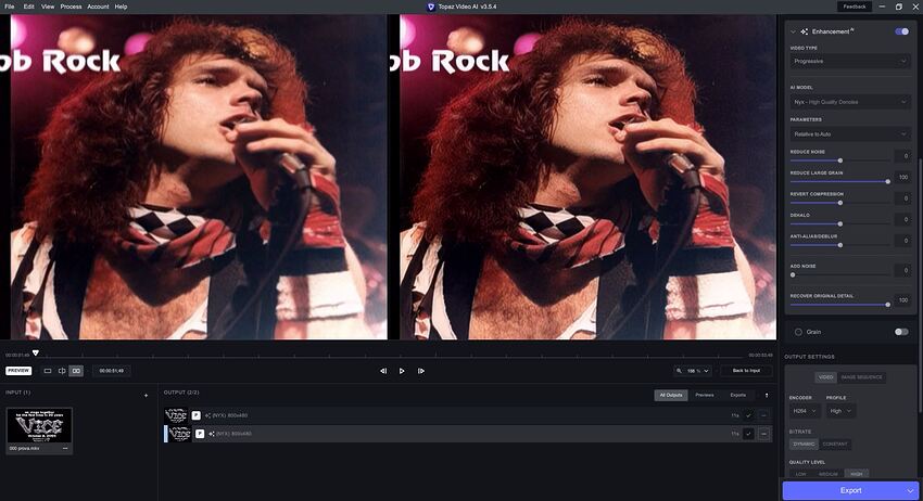 reduce large grain 100