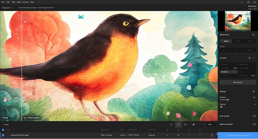 Fotomaker_GAI7_PsPlugin-ArtModel-MixerBrushedRobin