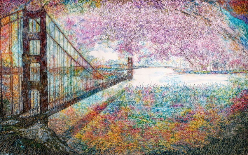 01 watercolor_intothefog 4x v3.8 max creativity