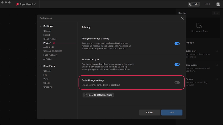 embed-image-settings
