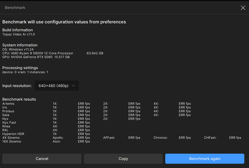 Benchmark