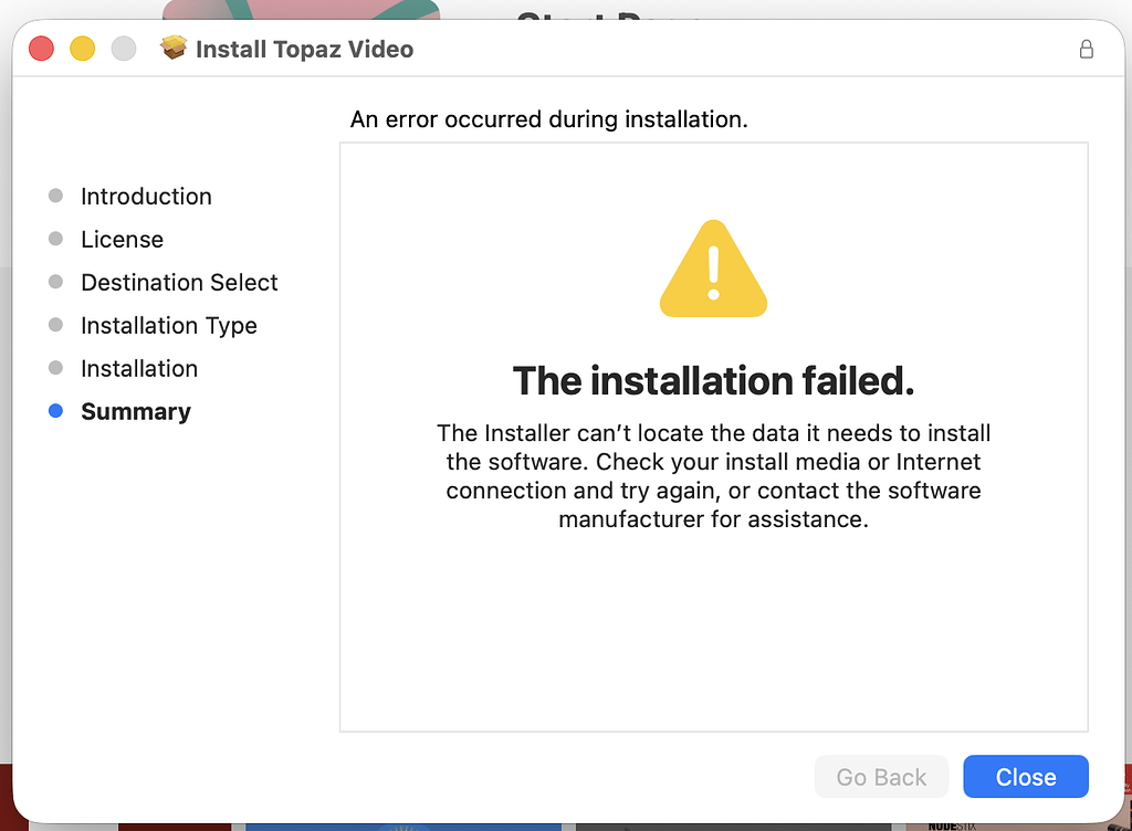 Updates Always Fail (mac) - Bugs and Issues - Topaz Community