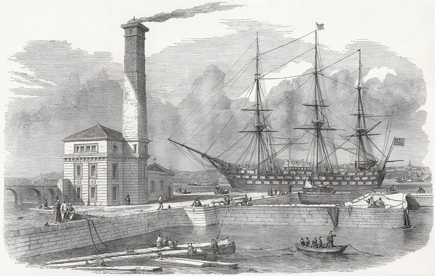 #Keyham Steam-Yard 1853-5-Gemini-Prompt-C-Med-T-2-30sec-cloud-redefine-art-2x