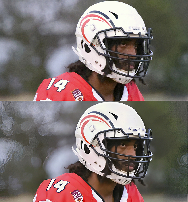 Superfocus before and after