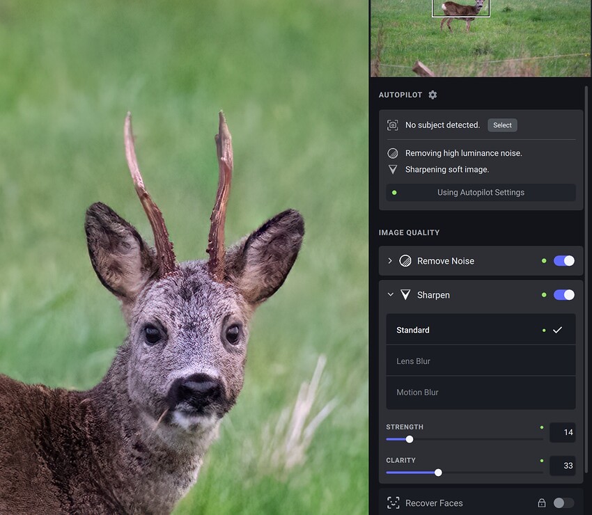 1. filtered image from 2 stacked ARW files