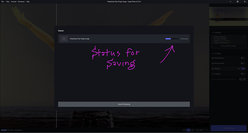 Fotomaker_PAIdot5-PsPlugin_SavingStatusBar