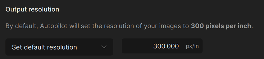 Resolution