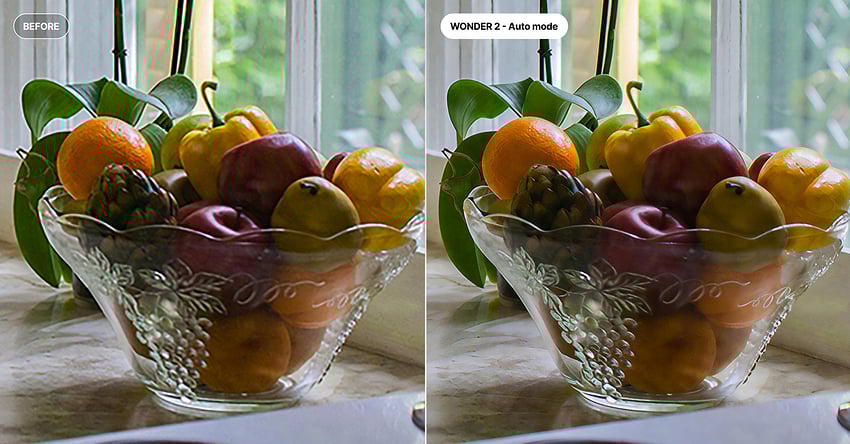Wonder 2: Auto mode with False resolution input