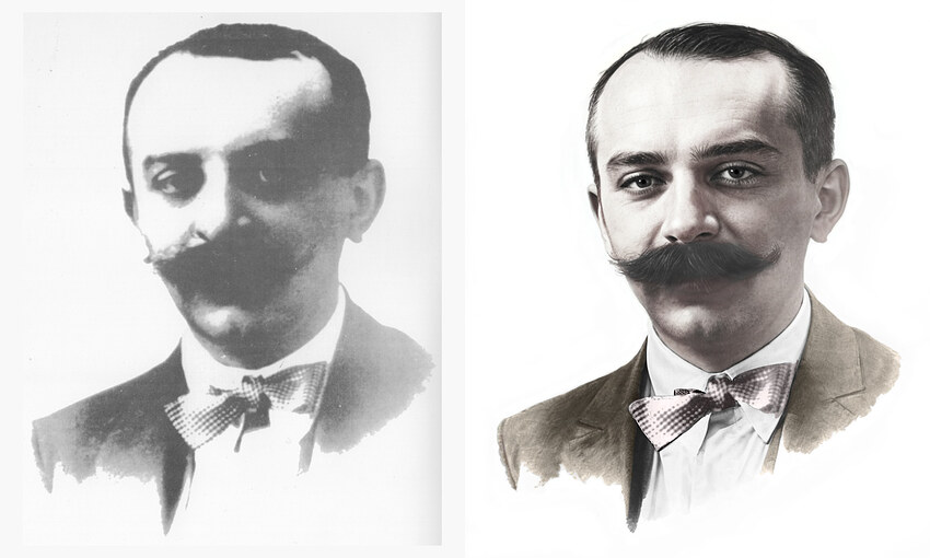 Zygmunt Łazarski przed i po (2024)