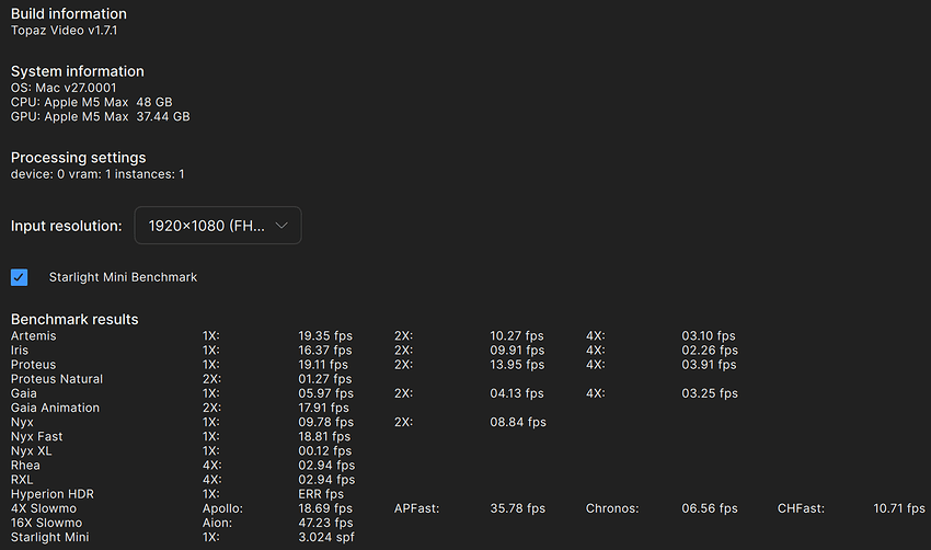 benchmark