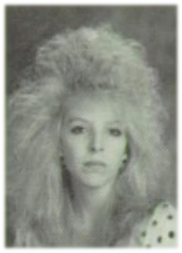 Beautiful blond haired lady from the 80’s 90’s - Original