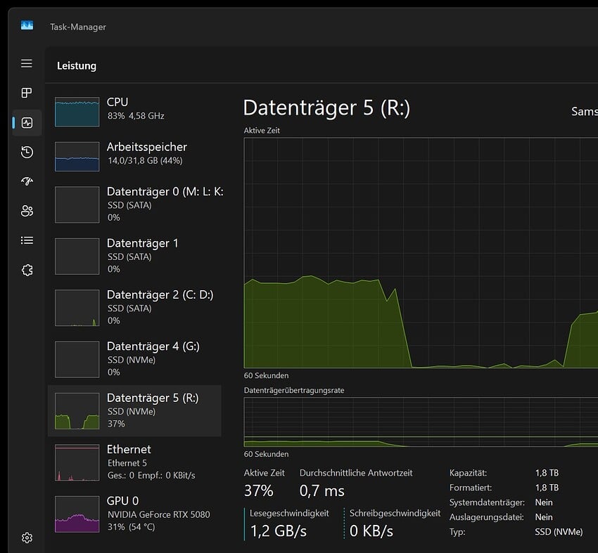 Reading Nightmare in VideoAI 7 Too
