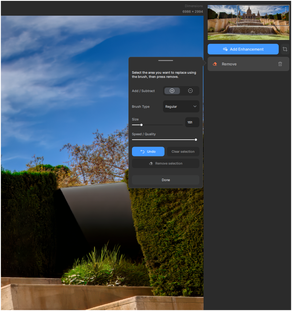 Remove tool - General - Topaz Community
