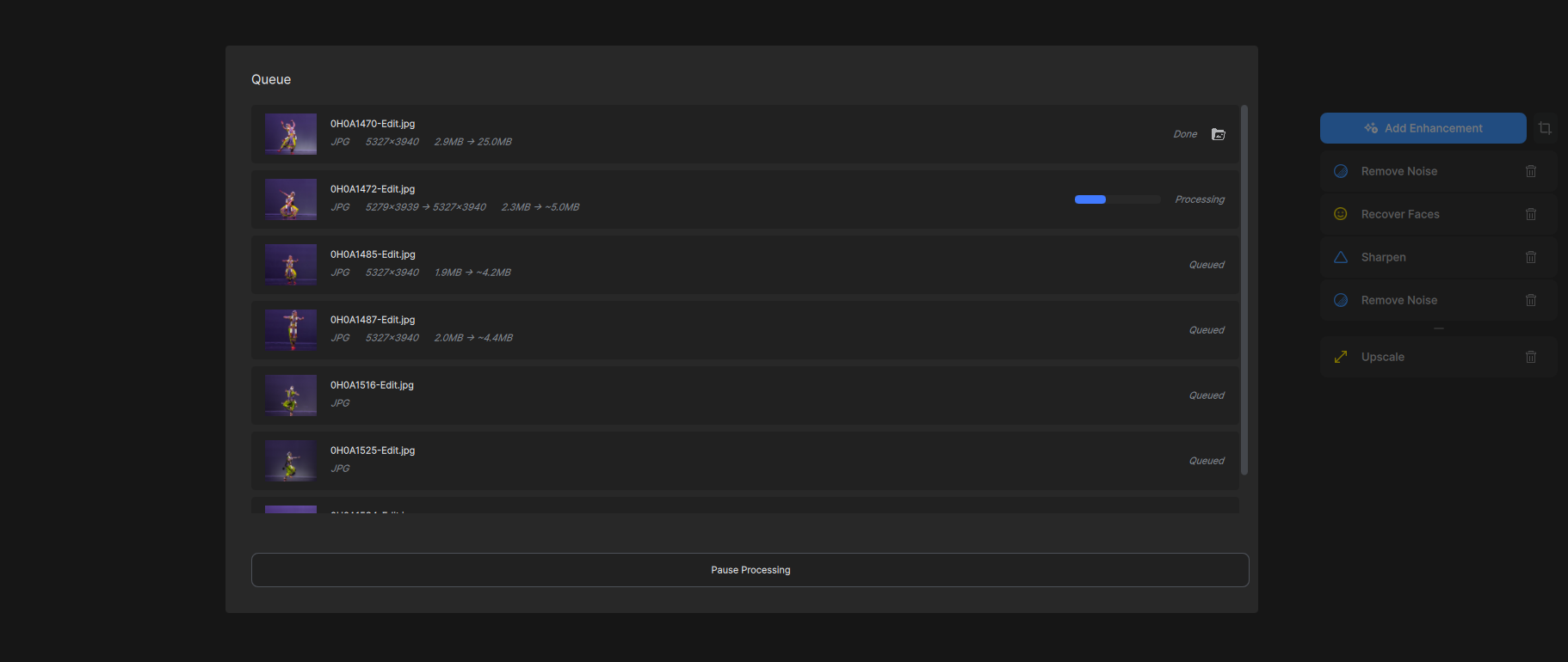 Group processing - Bugs and Issues - Topaz Community