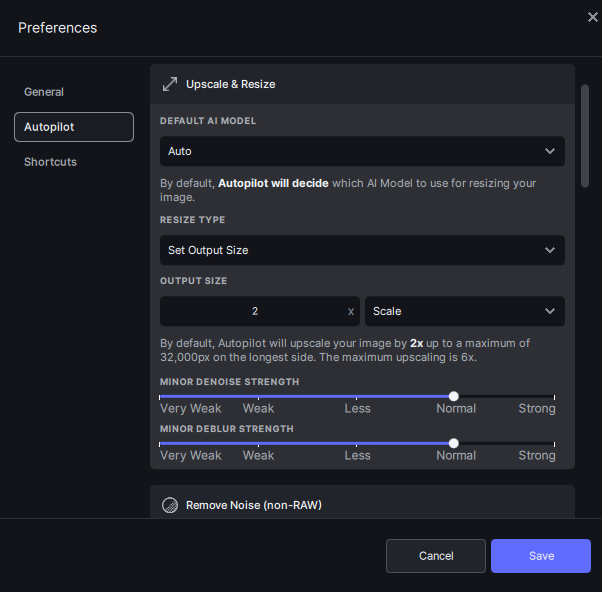 Batch saving and DPI setting Bugs and Issues Topaz Community
