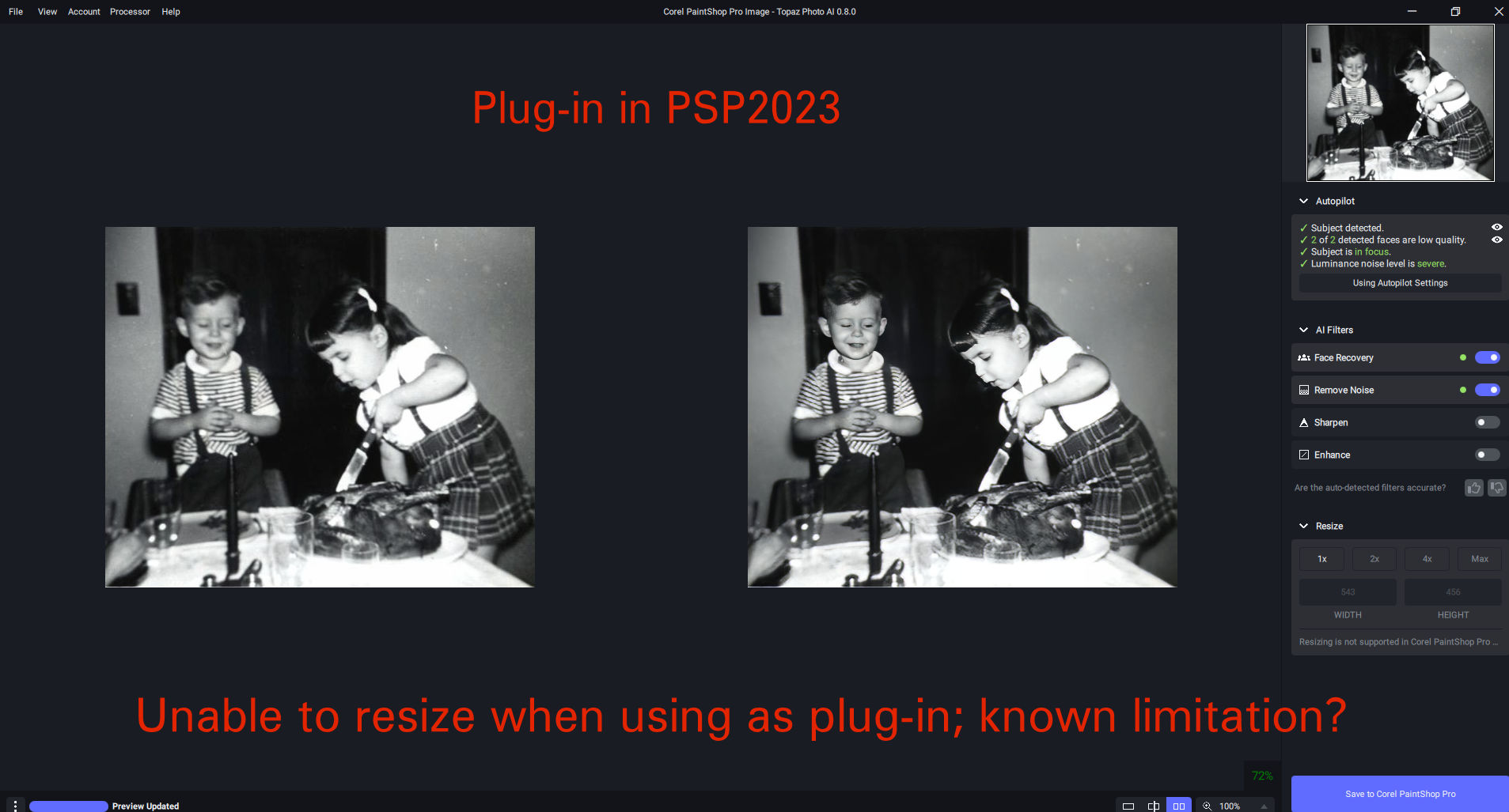 Topaz Plug Topaz Photo AI v0.8 - #3 by Kathy_9 - Releases - Topaz Community