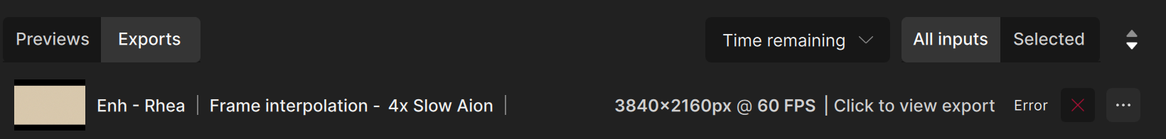 Error after rendering is completed - Bugs and Issues - Topaz Community