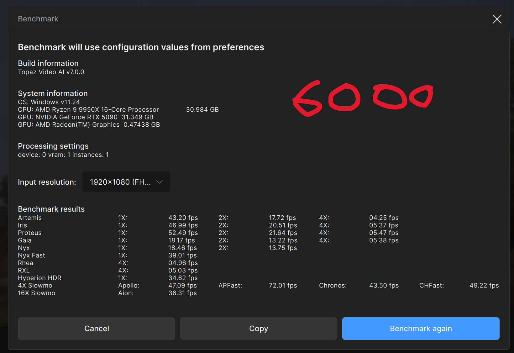 aiページ Video AI 7.0.X - User Benchmarking Results - Page 6 - User